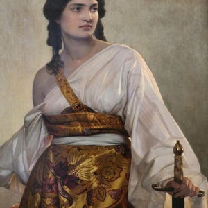 August Riedel : Judith (1840) Canvas Gallery Wrapped or Framed Giclee Wall Art Print Digitally Remastered (D6045)