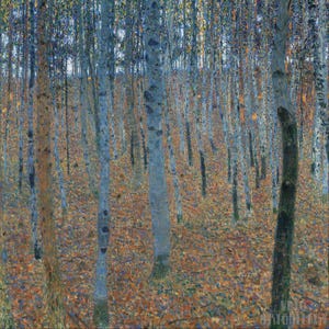 Gustav Klimt : Beech Grove (1902) Canvas Gallery Wrapped or Framed Giclee Wall Art Print Digitally Remastered (D50)