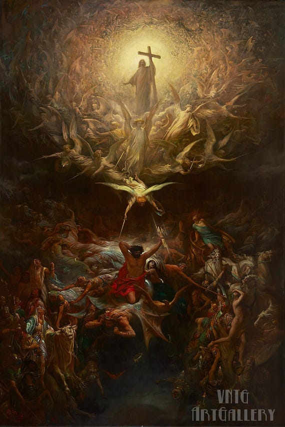 Gustave Doré : the Triumph of Christianity Over Paganism (1868