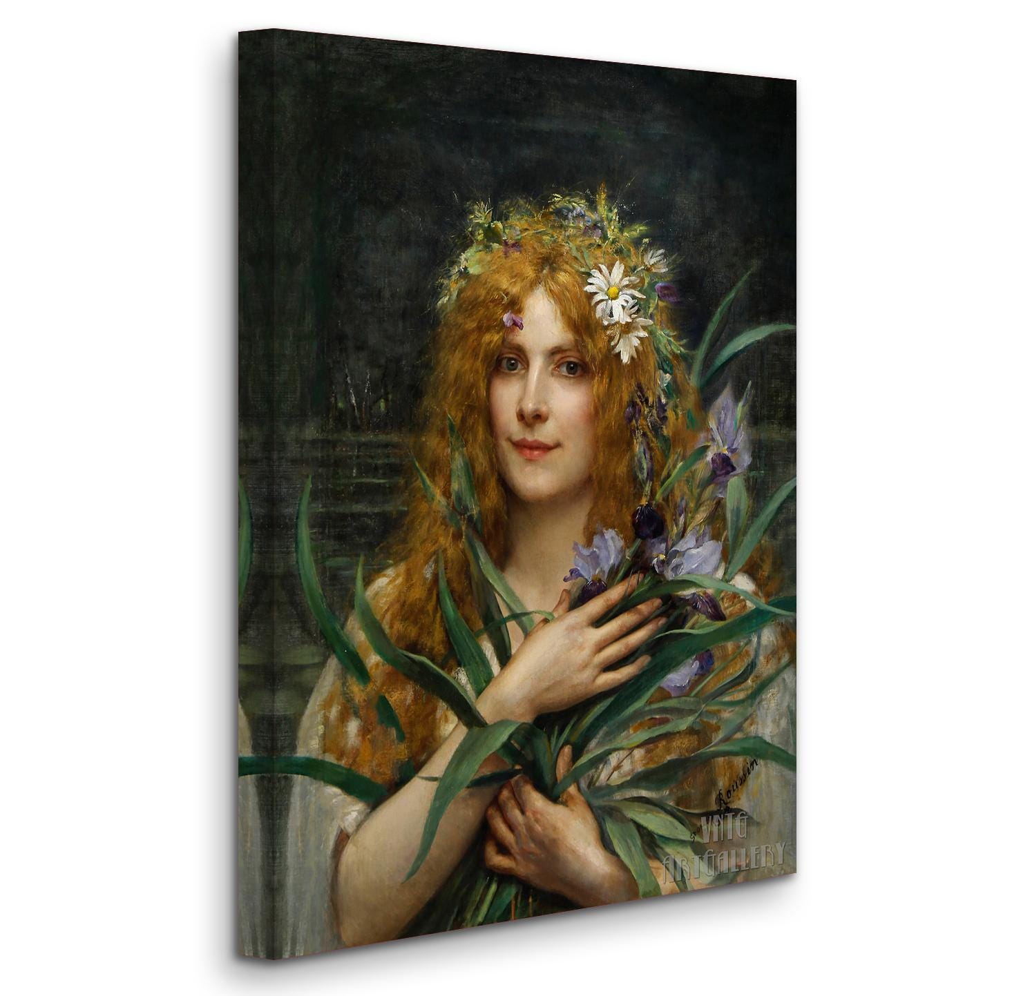 P Roussin Georges Roussin : Ophelia (19th and 20th Century) Canvas Gallery ...