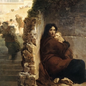 Léon Cogniet : Massacre of the Innocents (1824) Gallery Wrapped or Framed Giclee Wall Art Print Digitally Remastered (D6050)