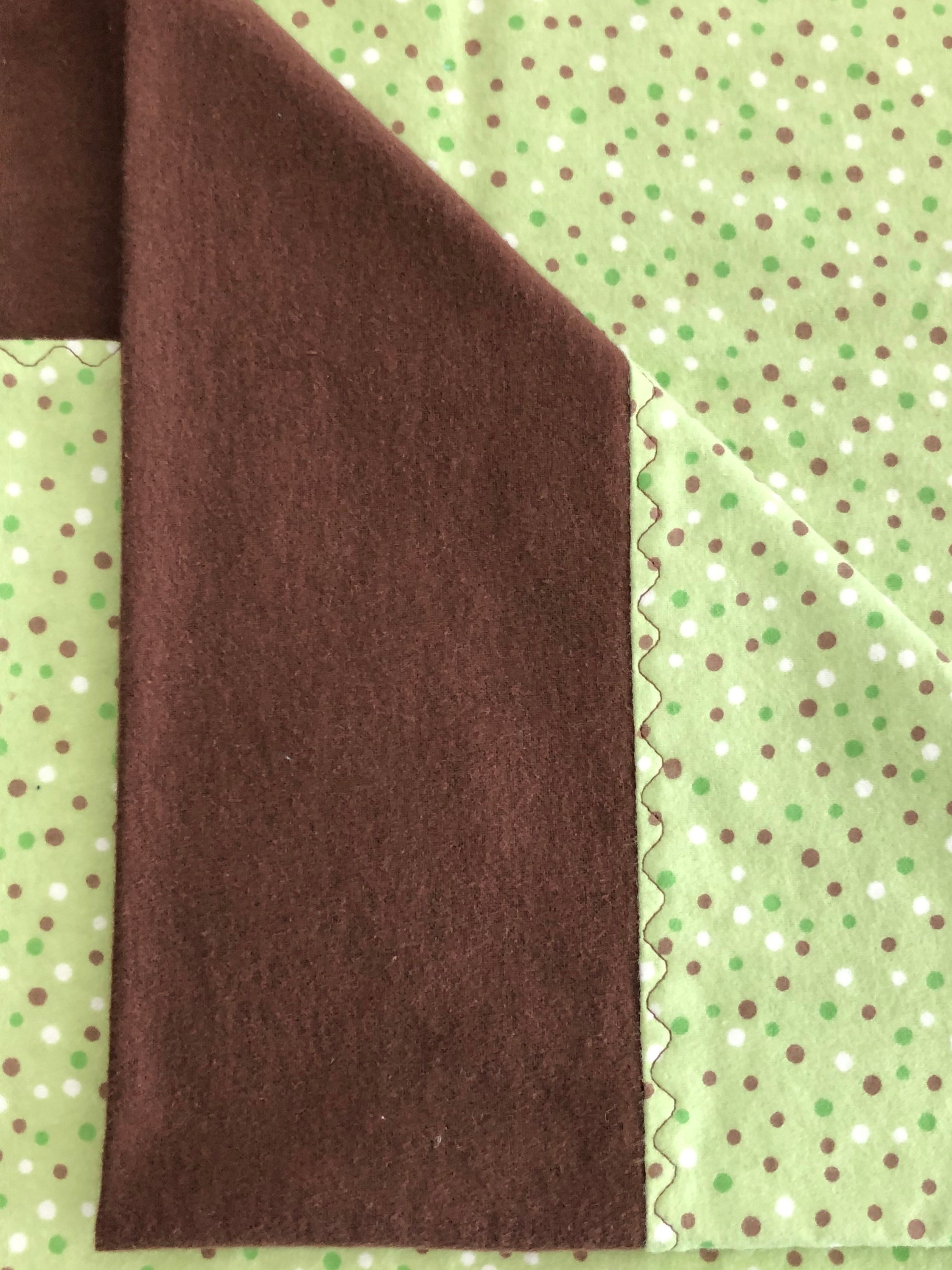 Green Polka Dot Flannel Pillowcase Etsy.de