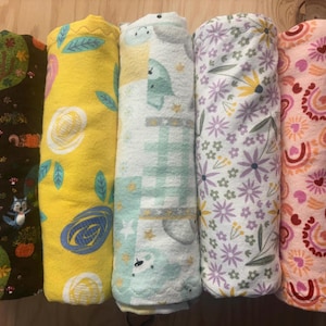 Extra Large Flannel Receiving Baby Blanket