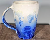 Ceramic Mug, Crystalline Glazed, Hand Thrown