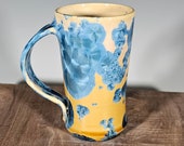 Ceramic Mug, Crystalline Glazed, Hand Thrown