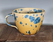 Ceramic Crystalline Mug, Cappuccino Cup, Hand Thrown
