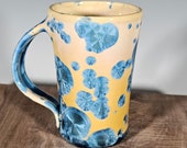 Ceramic Mug, Crystalline Glazed, Hand Thrown