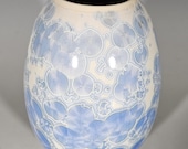 Pottery Vase, Crystalline Glazed, Hand Thrown Ceramic Vase