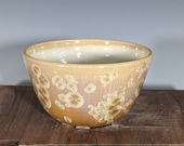 Ceramic Bowl, Crystalline Glazed, Hand Thrown, Soup Bowl, Cereal Bowl