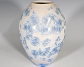 Pottery Vase, Crystalline Glazed, Hand Thrown Ceramic Vase