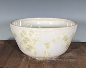 Ceramic Bowl, Crystalline Glazed, Hand Thrown, Soup Bowl, Cereal Bowl