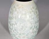 Pottery Vase, Crystalline Glazed, Ceramic Vase