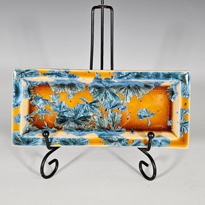 Ceramic Tray, Handmade, Crystalline Glazed, Small size