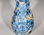 Pottery Vase, Crystalline Glazed, Ceramic Vase