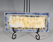 Ceramic Tray, Handmade, Crystalline Glazed, Small size