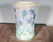 Ceramic Tumbler, Ceramic Cup, Crystalline Glazed Drinking Glass, Hand Thrown