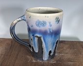 Ceramic Crystalline Mug, Hand Thrown