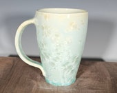 Ceramic Mug, Crystalline Glazed, Hand Thrown