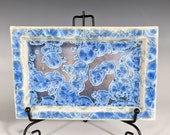 Ceramic Tray, Handmade, Crystalline Glazed, Medium size