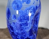 Ceramic Cup, Crystalline Glazed, Clay Pinch Cup, Hand Thrown