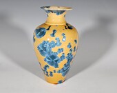 Pottery Vase, Crystalline Glazed, Ceramic Vase