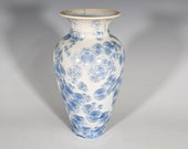 Pottery Vase, Crystalline Glazed, Hand Thrown Ceramic Vase