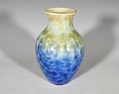 Pottery Vase, Crystalline Glazed, Ceramic Vase