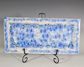 Ceramic Tray, Crystalline Glazed, Large Handmade