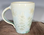 Ceramic Mug, Crystalline Glazed, Hand Thrown