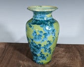 Tiny Vase, Handmade Ceramic, Crystalline Glazed