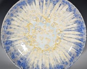 Ceramic Platter, Crystalline Glazed, Hand Thrown, Wall Art