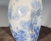 Ceramic Cup, Crystalline Glazed, Clay Pinch Cup, Hand Thrown