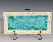 Ceramic Tray, Crystalline Glazed, Large Handmade