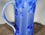 Ceramic Mug, Crystalline Glazed Pottery, Hand Thrown