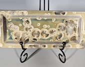 Ceramic Tray, Handmade, Crystalline Glazed, Small size