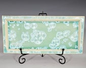 Ceramic Tray, Crystalline Glazed, Large Handmade