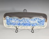 Ceramic Tray, Crystalline Glazed, XLarge Serving Dish