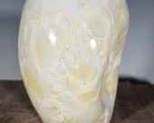 Ceramic Cup, Crystalline Glazed, Clay Pinch Cup, Hand Thrown