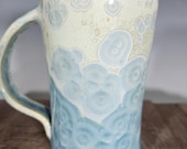 Ceramic Mug, Crystalline Glazed, Hand Thrown