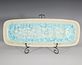 Ceramic Tray, Crystalline Glazed, XLarge Serving Dish