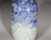Pottery Vase, Crystalline Glazed, Ceramic Vase