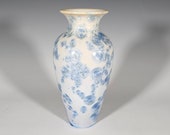 Pottery Vase, Crystalline Glazed, Hand Thrown Ceramic Vase