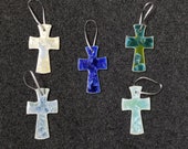 Ceramic Cross Ornament