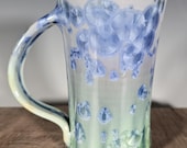 Ceramic Mug, Crystalline Glazed Pottery, Hand Thrown
