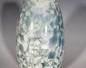 Pottery Vase, Crystalline Glazed, Ceramic Vase