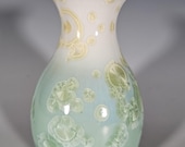 Pottery Vase, Crystalline Glazed Pottery, Ceramic Vase