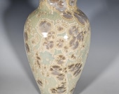 Pottery Vase, Crystalline Glazed, Ceramic Vase