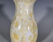 Pottery Vase, Crystalline Glazed Pottery, Ceramic Vase