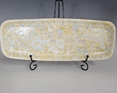 Ceramic Tray, Crystalline Glazed, XLarge Serving Dish
