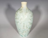 Pottery Vase, Crystalline Glazed, Ceramic Vase